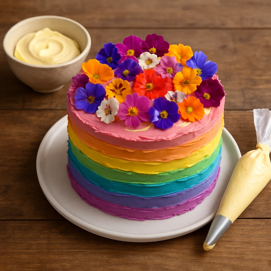 Jak dekoruje się torty kwiatami?